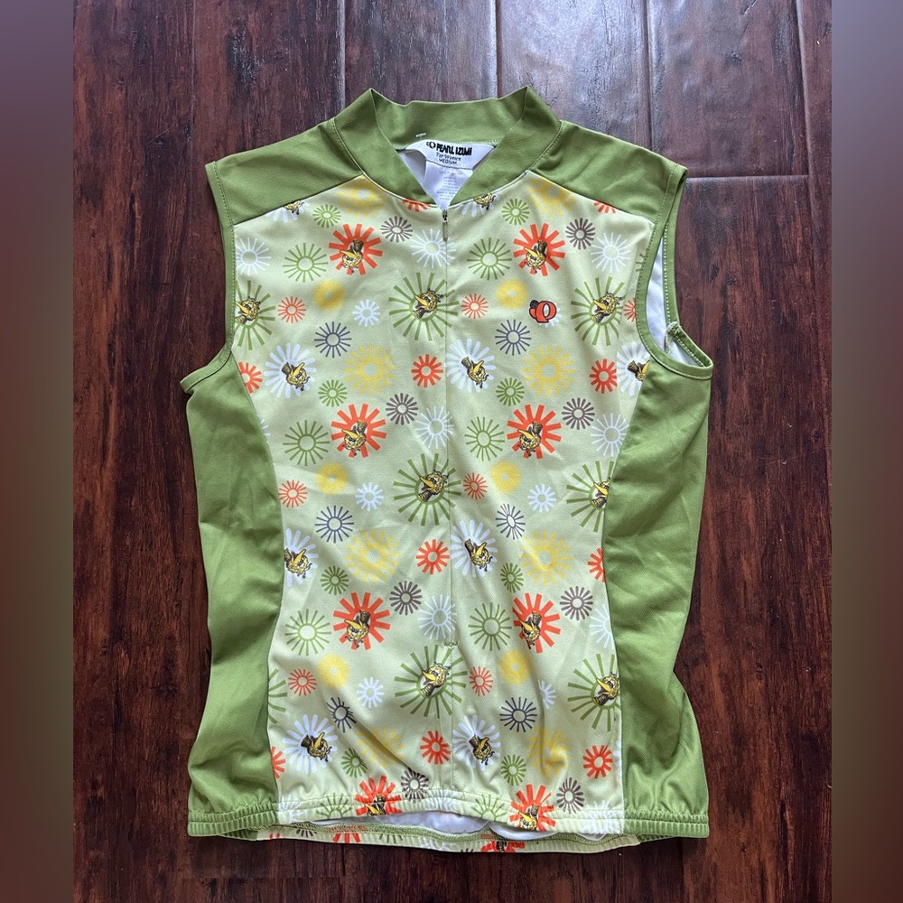 Women’s Pearl Izumi Bike Jersey Shirt size medium Sesame Street Big Bird